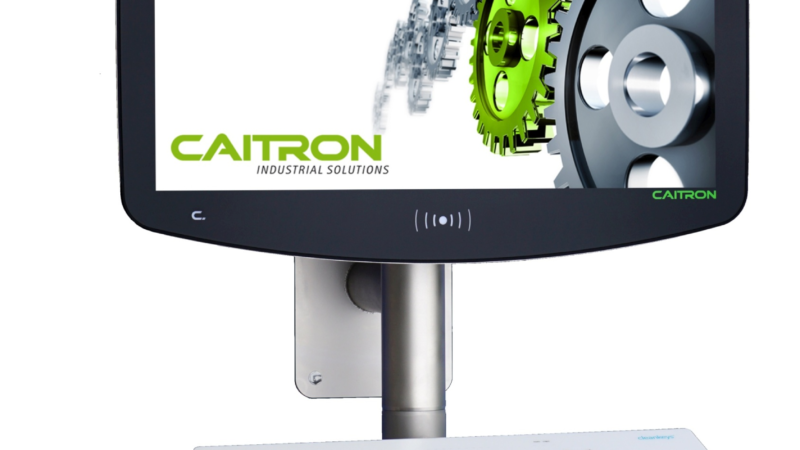 CAITRON Human Machine Interfaces für Reinraumumgebungen: HMI CR-Serie für GMP-Klasse A/B erfolgreich getestet und zertifiziert