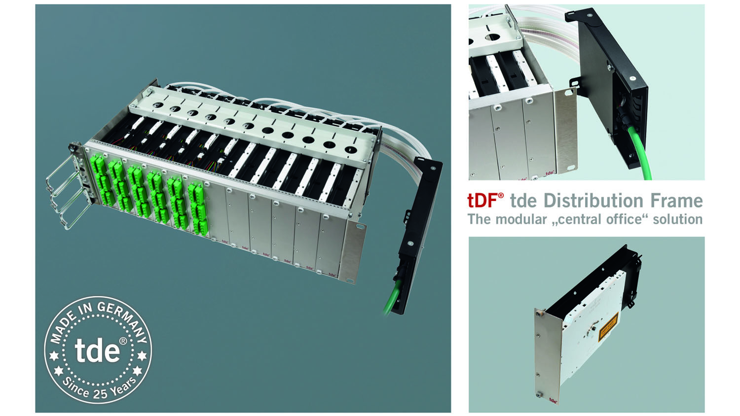More space in the ODF: New tDF FO splice module with integrated loose tube over length management system