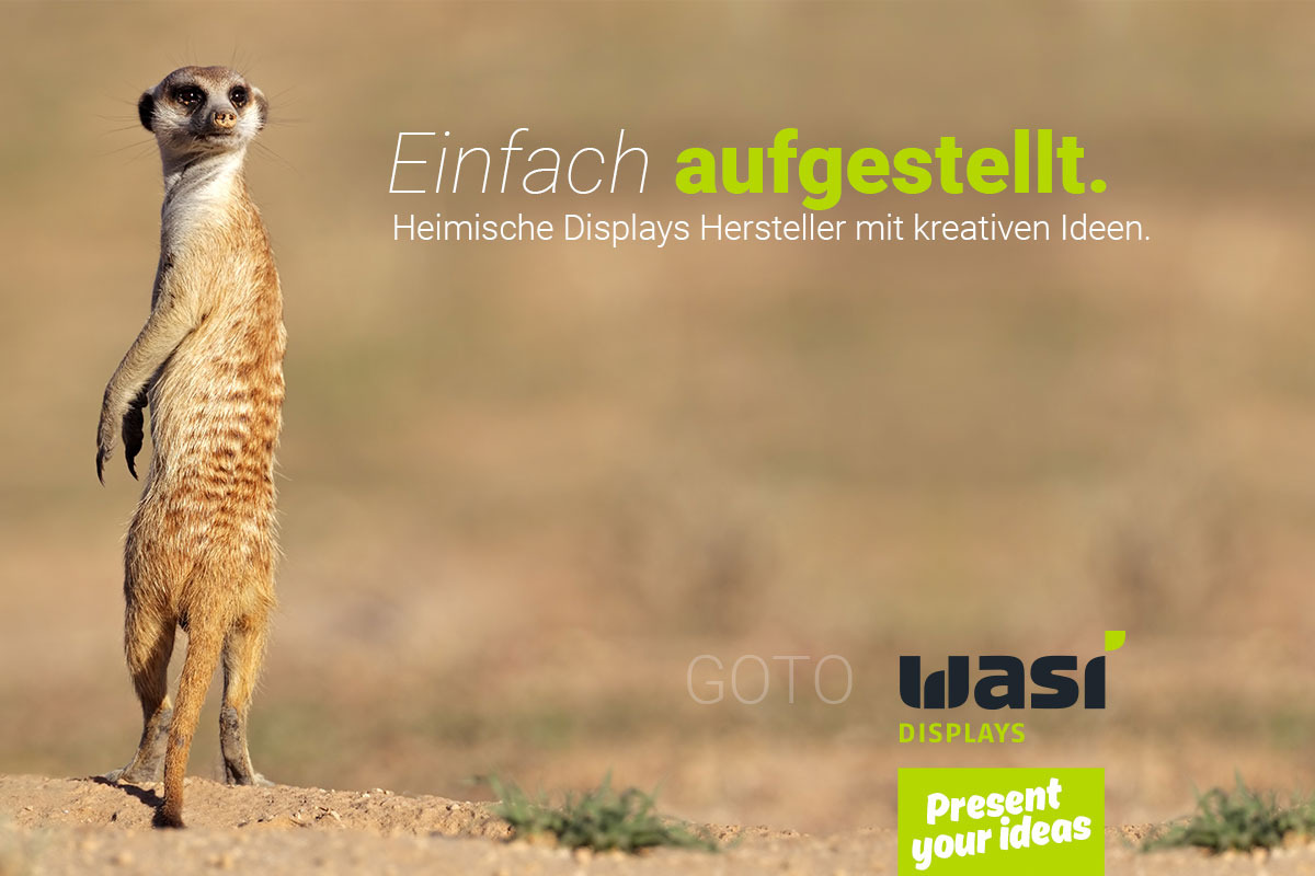 Perfekte Produktion von POS-Displays