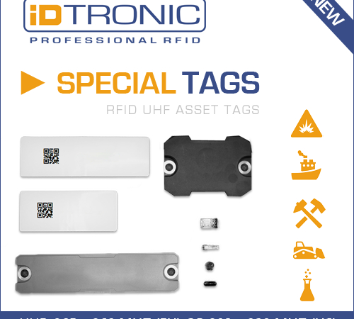 iDTRONICs RFID On-Metal Asset Tags