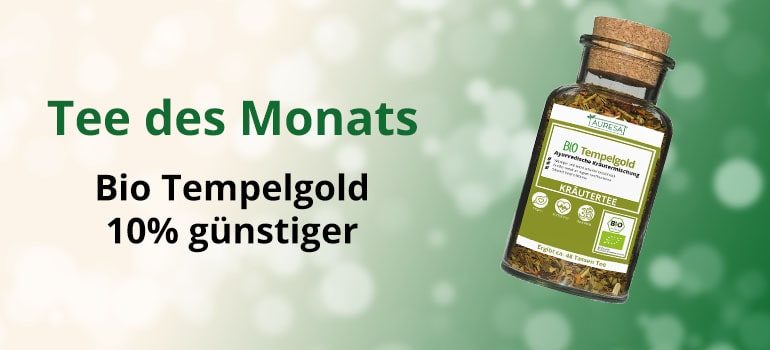 Ein passender Tee für einen goldenen Oktober – der neue Tee des Monats von AURESA