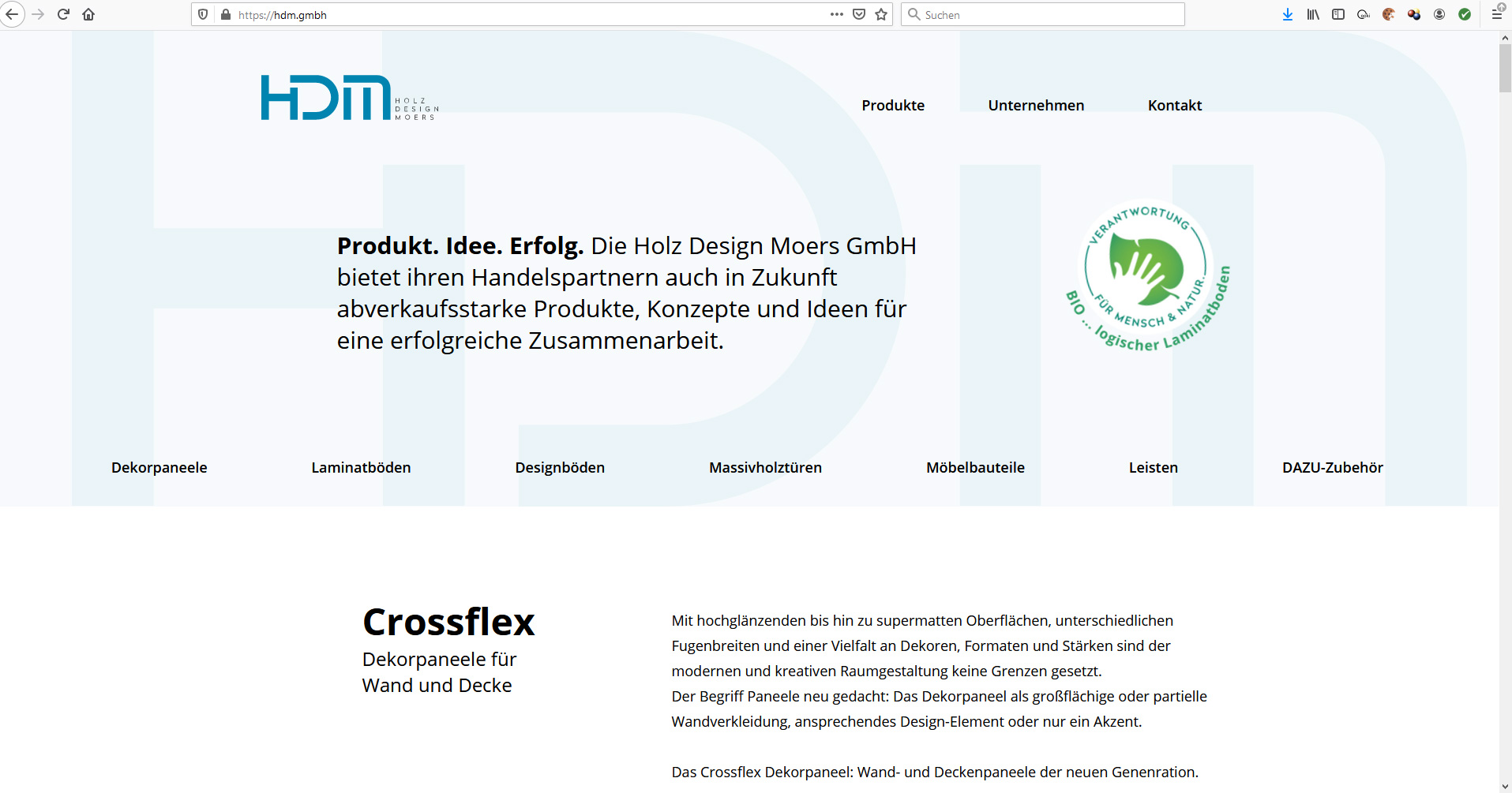 hdm.gmbh – Holz Design Moers launcht neue Website