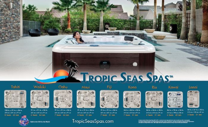 Whirlpool Serie Tropic Seas Spas Verkaufsstart in Europa