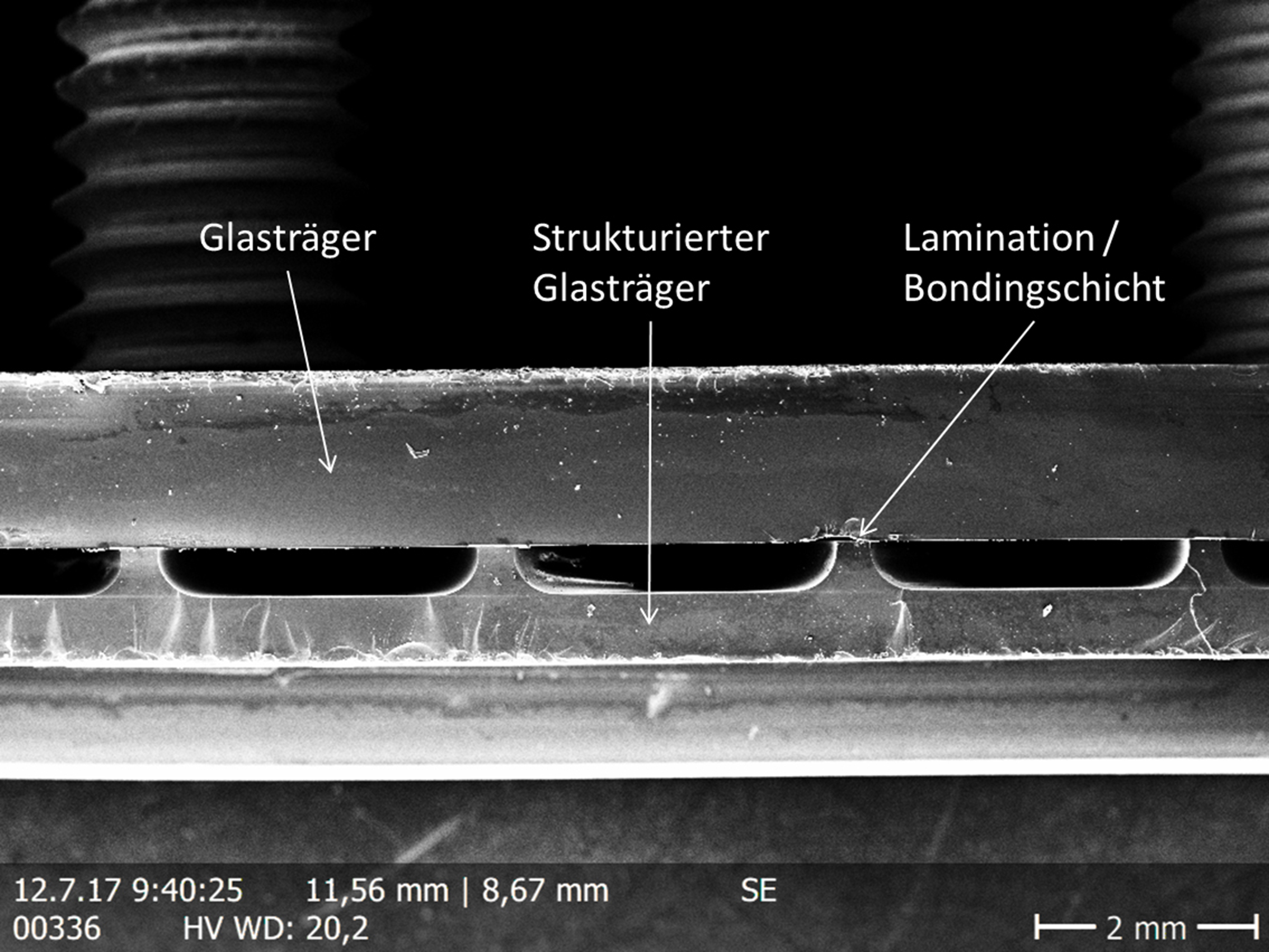 Neuartiges Bonding-Verfahren verschließt strukturierte Glasträger exakt