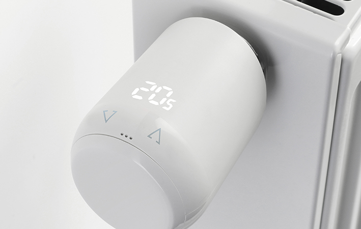 The EUROtronic Design „Comet WiFi“ radiator thermostat is integrated directly into your WiFi