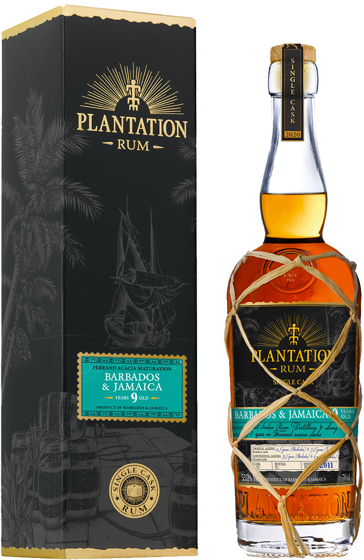 PLANTATION RUM BARBADOS & JAMAICA 9 YEARS OLD LIMITED EDITION 2020