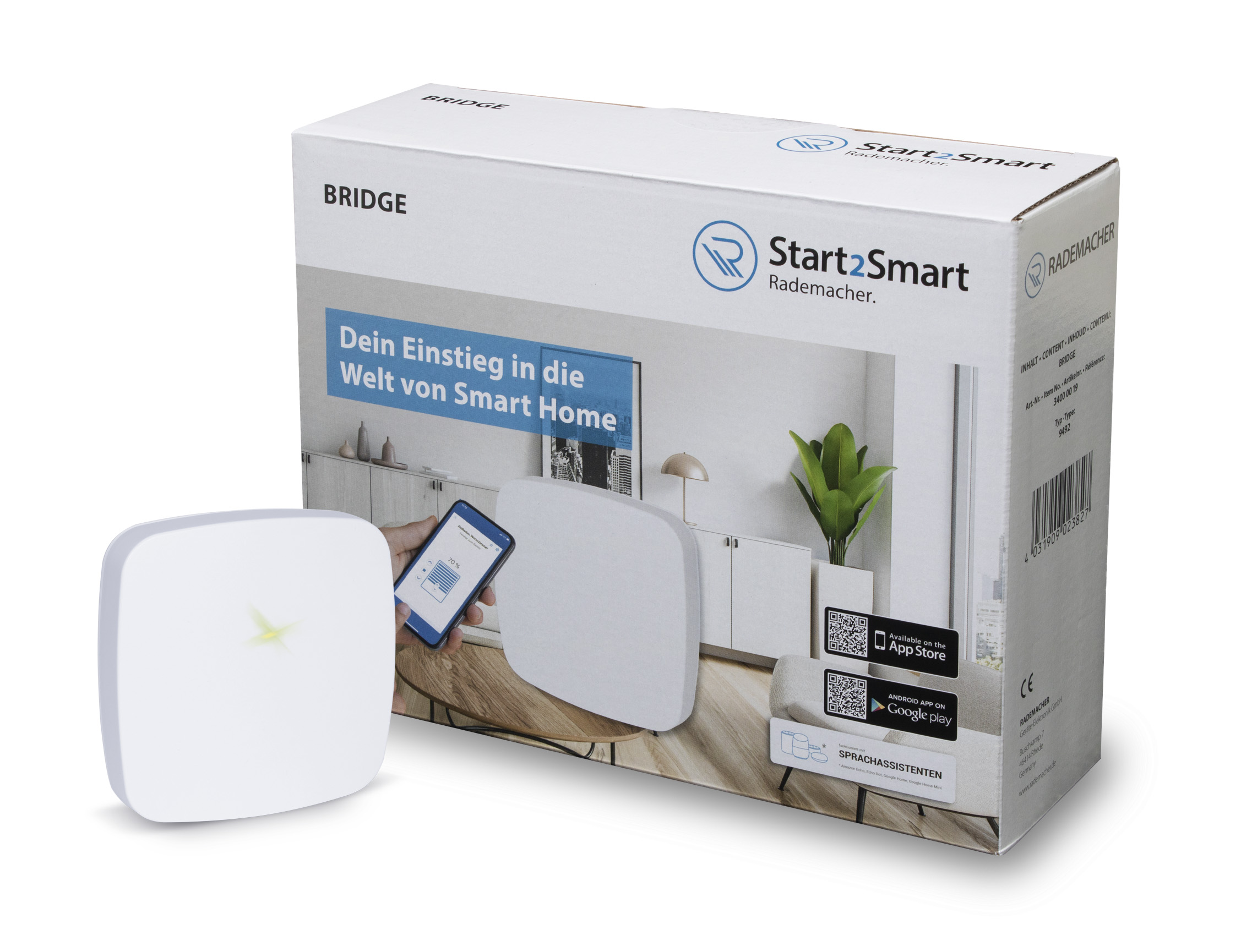 Neu: „Die kleine Schwester des HomePilot“ – Smart-Home-Steuerungszentrale Bridge von Rademacher