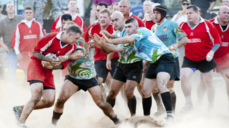 Rugby-Domains vor dem ersten Schuss