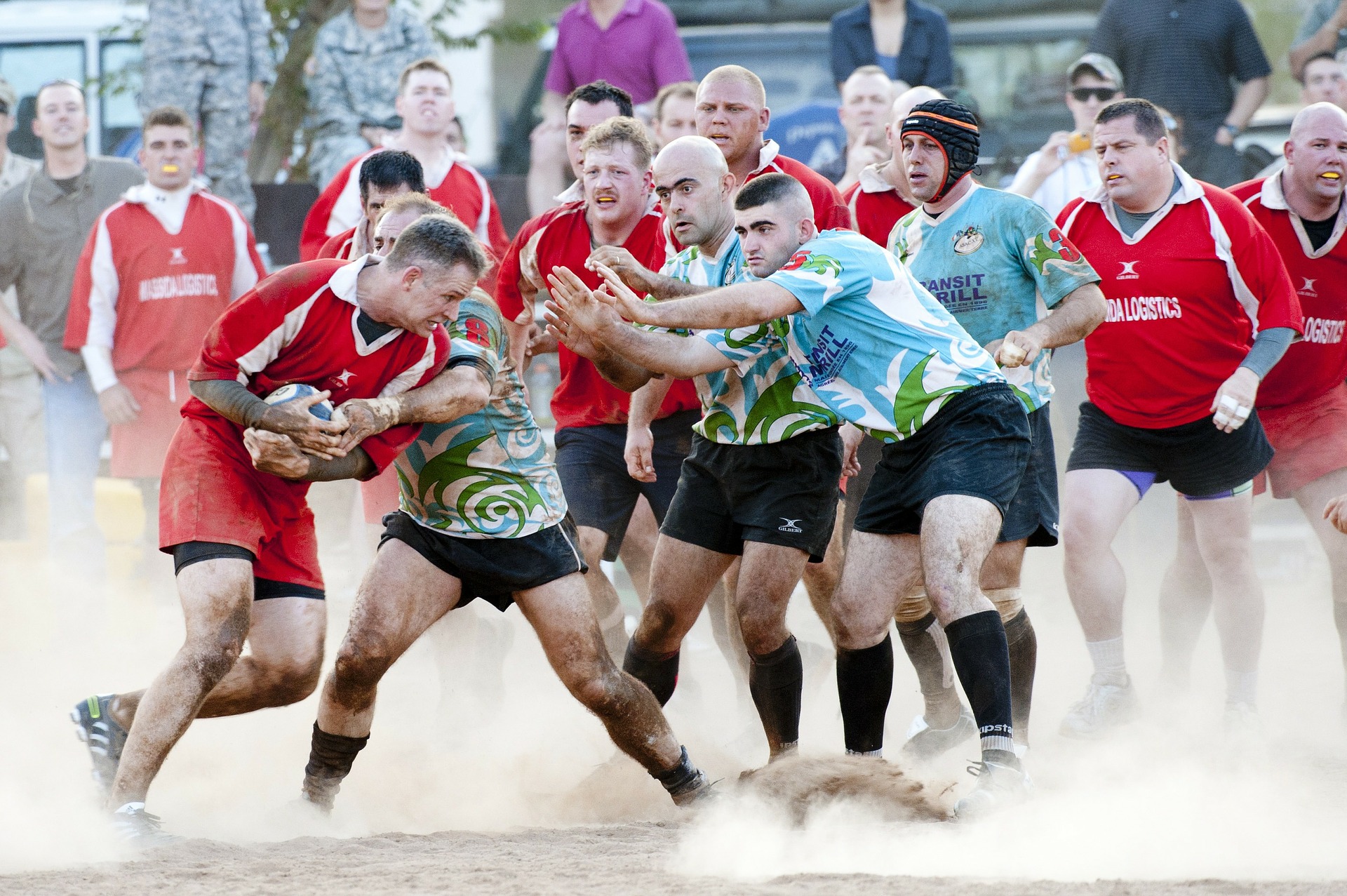 Rugby-Domains vor dem ersten Schuss