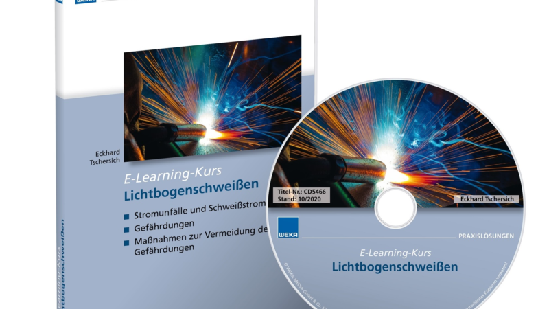 Neu: E-Learning-Kurs „Lichtbogenschweißen“ von WEKA MEDIA