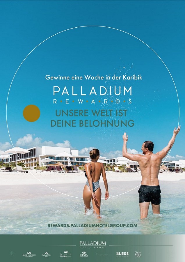 Palladium Rewards: Palladium Hotel Group launcht im Rahmen der Feierlichkeiten zum 50. Firmenjubiläum ein neues Treueprogramm für Gäste