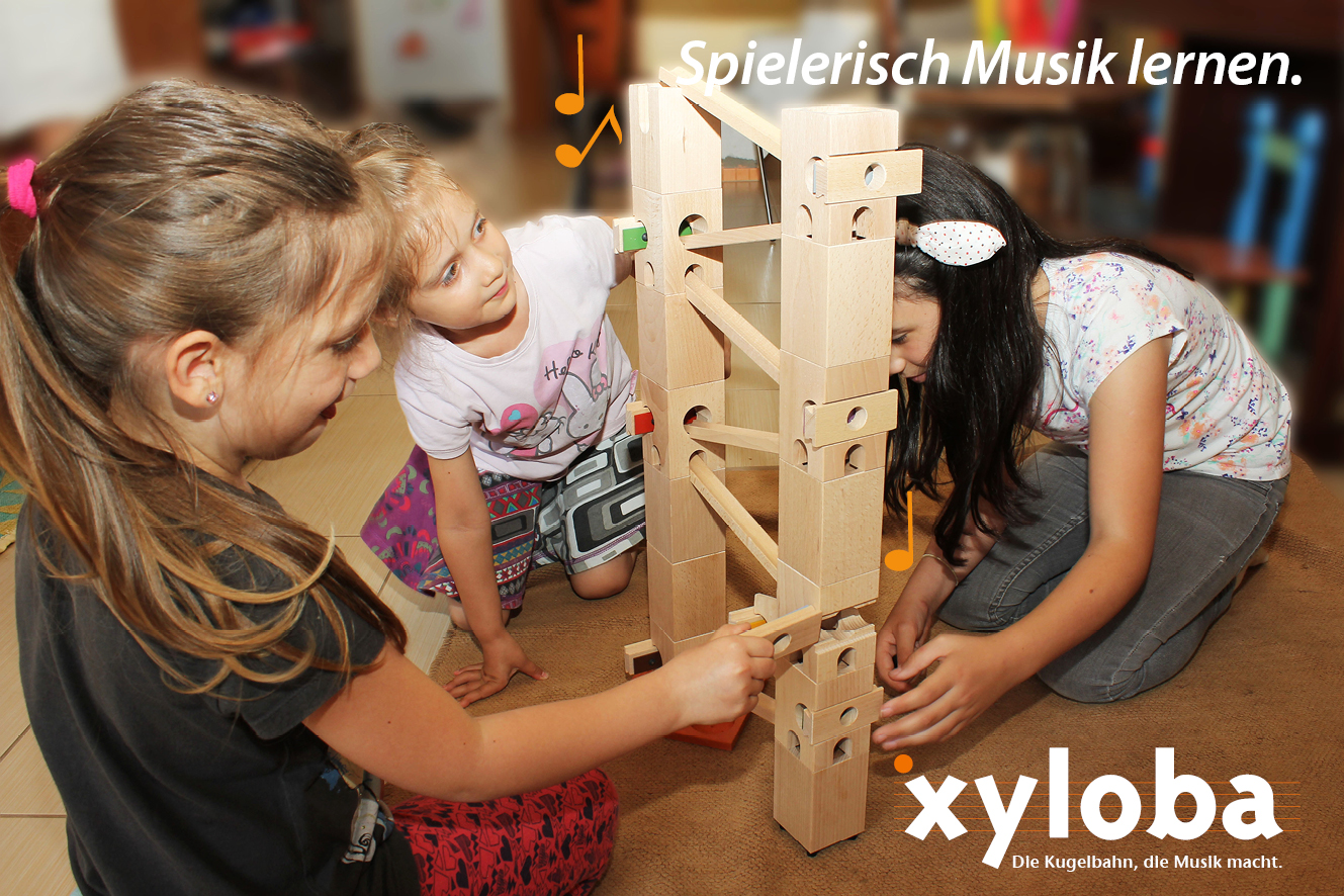 Diese Kugelbahn aus Holz macht Musik – Xylo(fon)ba(hn)