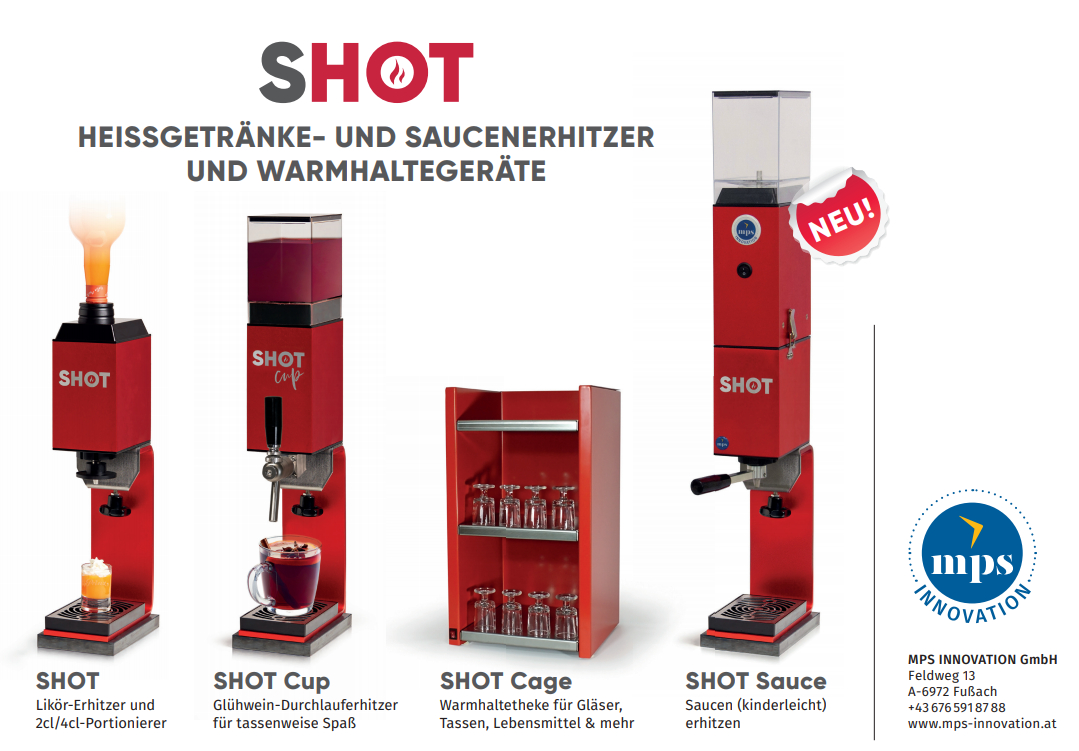 SAUCEN ERHITZEN mit dem SHOT SAUCE Apparat