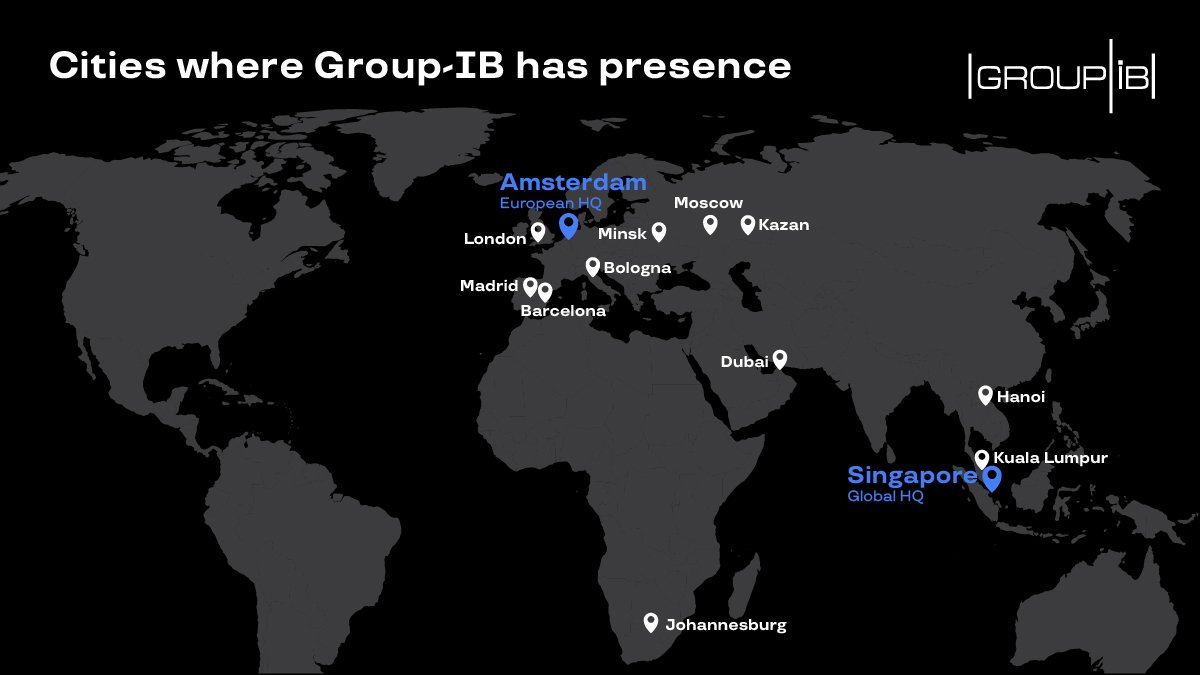 Group-IB eröffnet  Europäischen Hauptsitz in Amsterdam