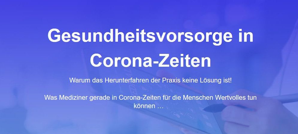 N3MO: Gesundheitsvorsorge für Patienten in Corona-Zeiten