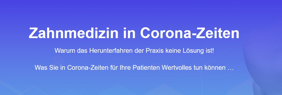 N3MO: Zahnmedizin in Corona-Zeiten