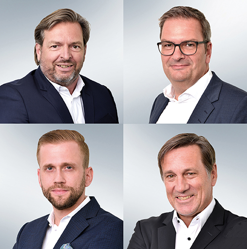 JCL Gruppe mit neuem Führungs-Quartett