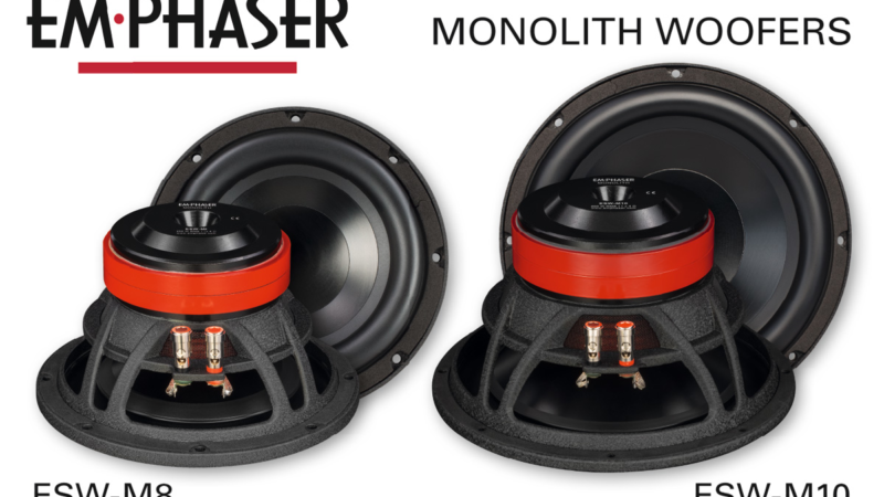 In-Car Bass Upgrade: EMPHASER Woofers ESW-M8 and ESW-M10