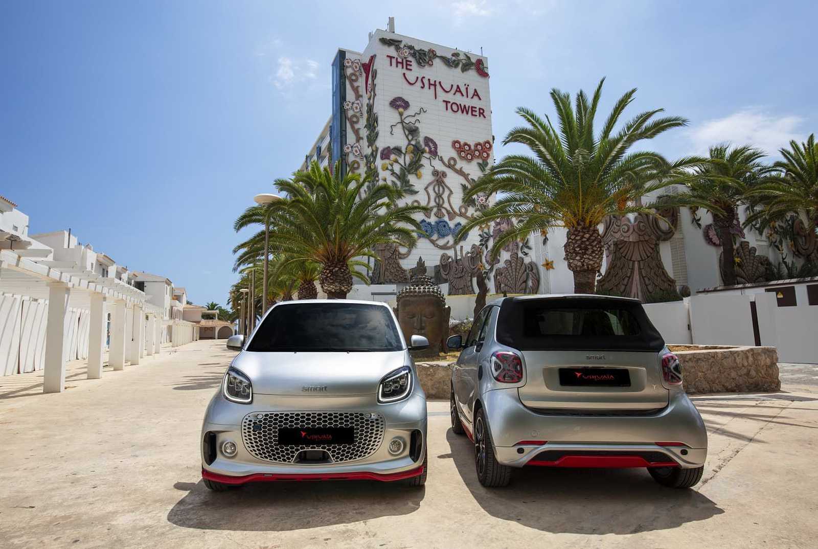 Ushuaïa Ibiza launcht smart-Elektroauto:  smart fortwo EQ Ushuaïa Limited Edition 2020