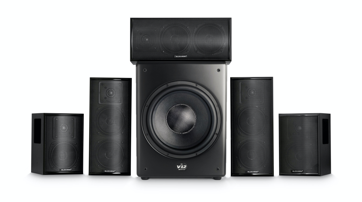 M&K Sound zum Bestpreis: klangstarkes Heimkino-System aus 750 Series und V12 Subwoofer