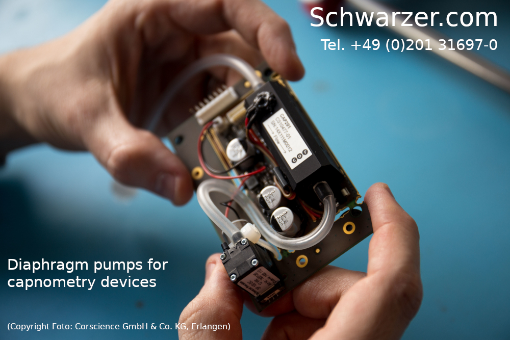 Diaphragm pumps from Schwarzer: medical technology that saves lives