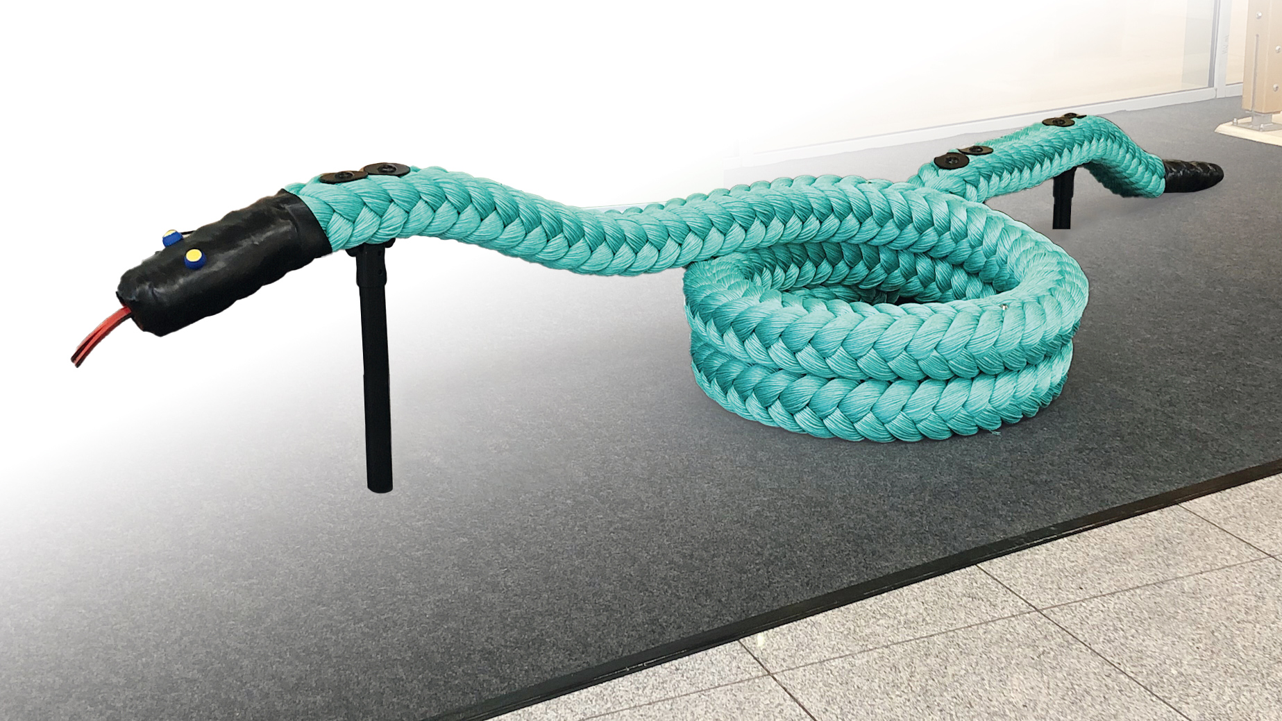 Huck Spielgeräte stellt neues Spielgerät vor: Eine Schlange für Kinder