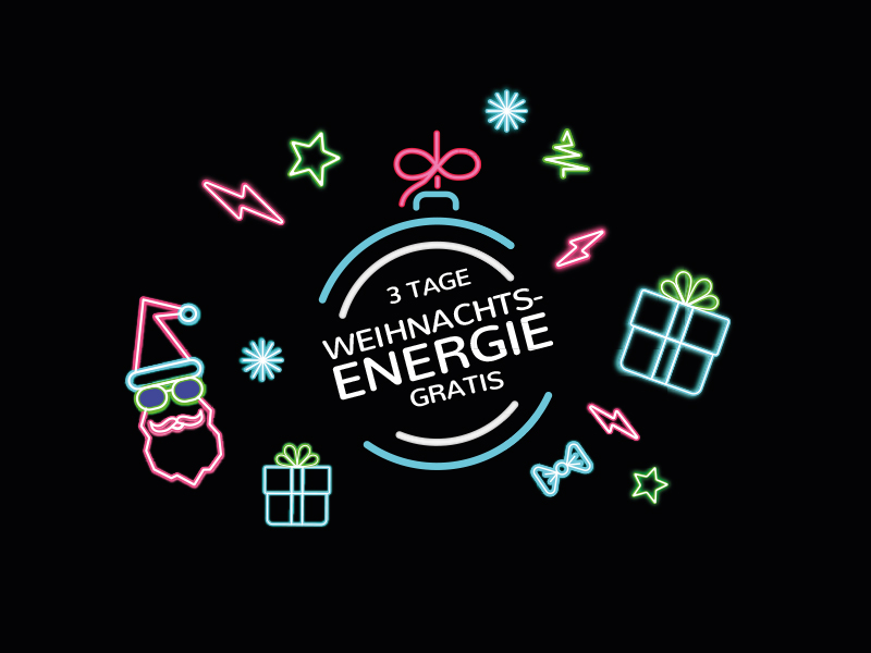 „Volle Power Weihnachten“ mit gratis Weihnachtsenergie