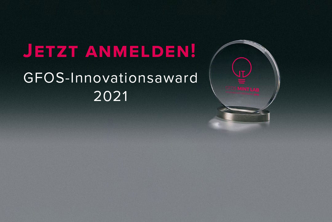 GFOS-Innovationsaward 2021: Anmeldung jetzt möglich