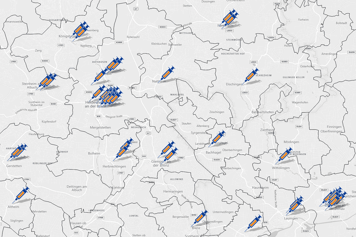 Corona-Impfungen planen & durchführen mit Geomarketing