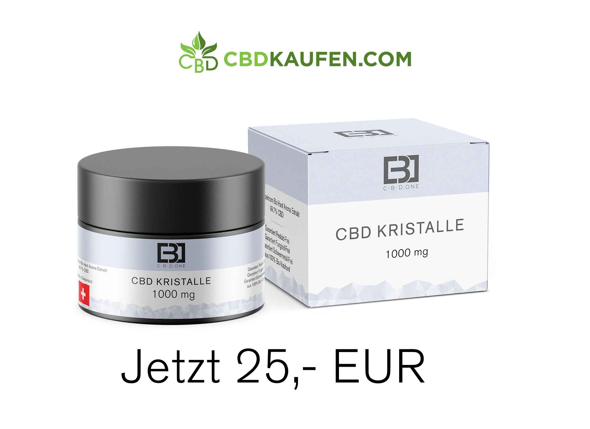 CBD-Kristalle kaufen um Kosmetik herzustellen