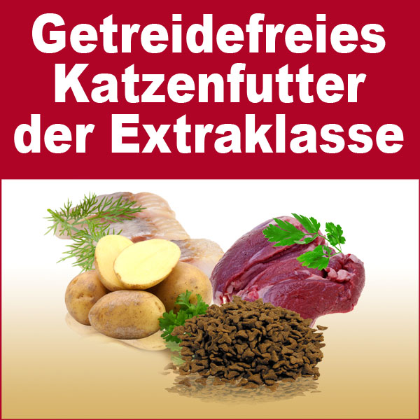 Getreidefreies Katzenfutter in Super Premium Qualität