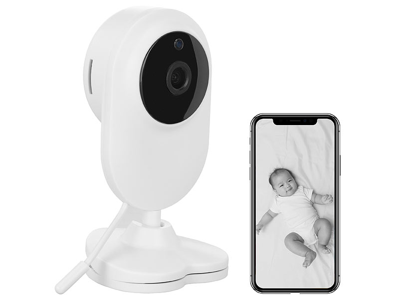 7links WLAN-Babyphone IPC-310.bp mit Full-HD-Kamera