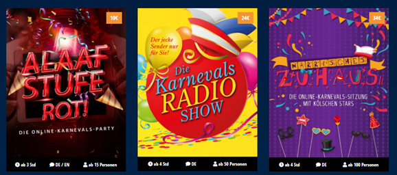 Jeck trotz Corona: Virtuell Karneval feiern mit Brings & Co.