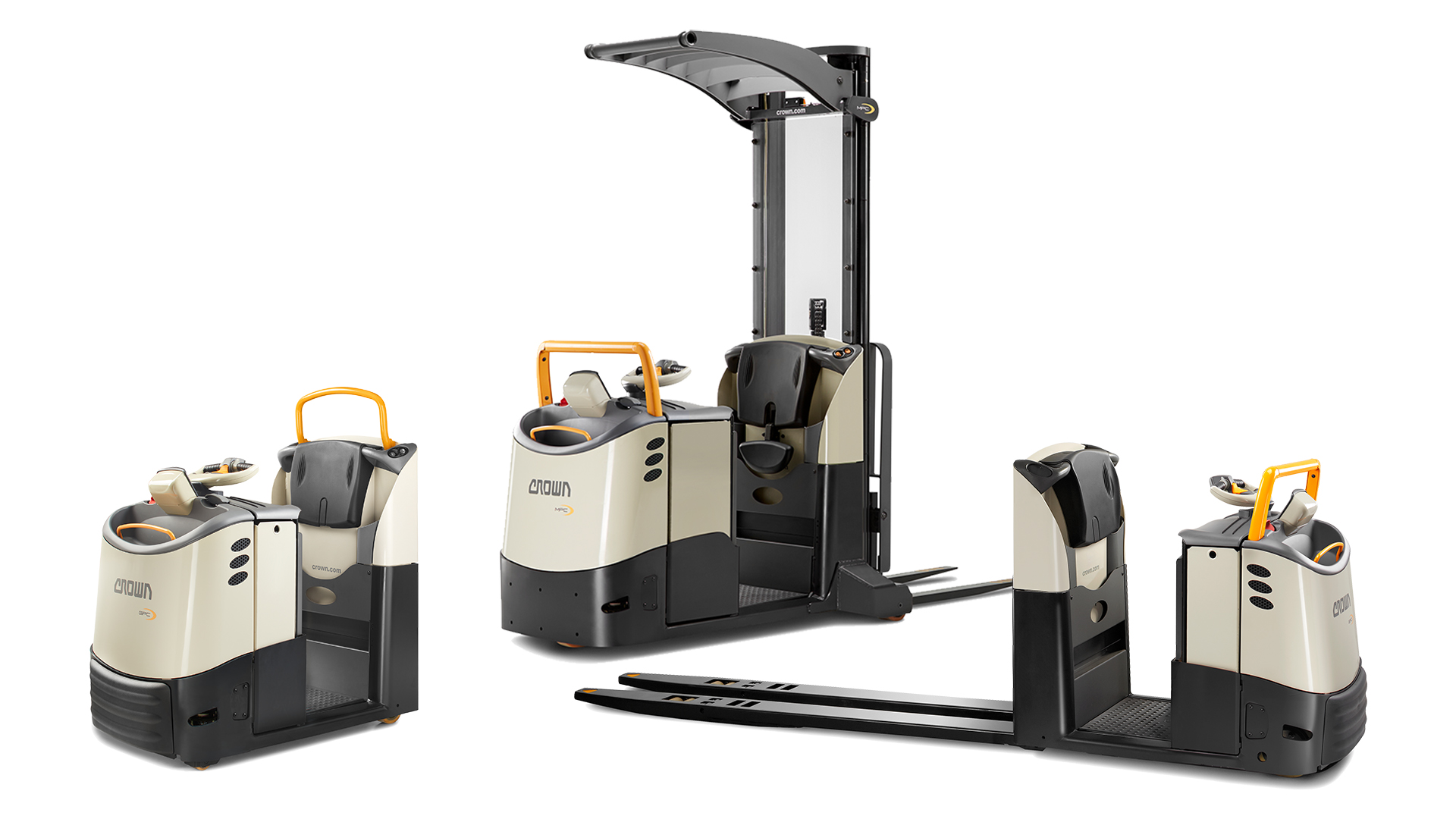 Modellpflege für Kommissionierer und Schlepper von Crown