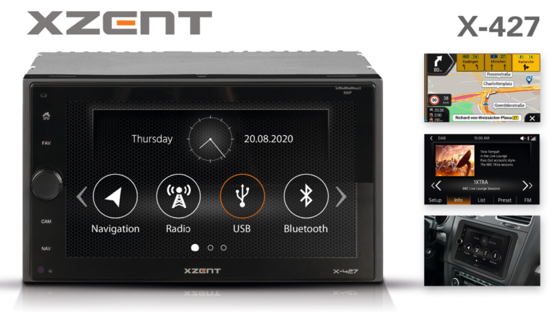 Upgrade for Driver’s Cockpit: the Infotainer XZENT X-427