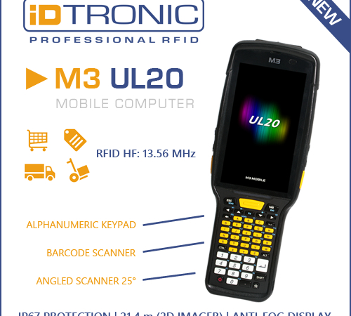 Mobile Computer M3 UL20 with 2D Barcode and RFID Reader