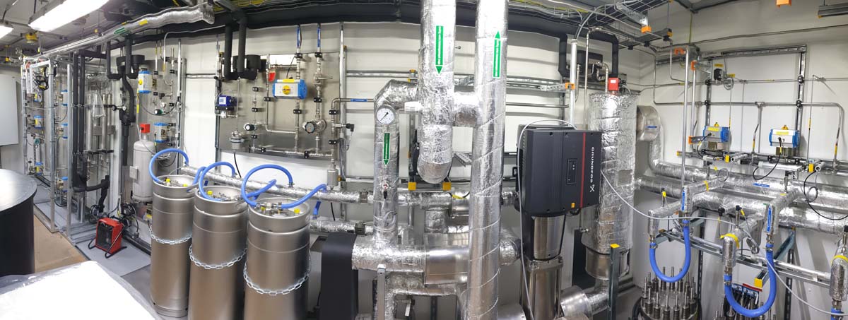 Wasserstoff für eine Haubenglühe