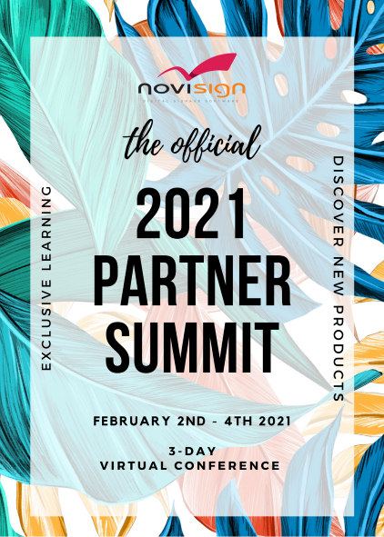 NoviSign 2021 Partner Summit