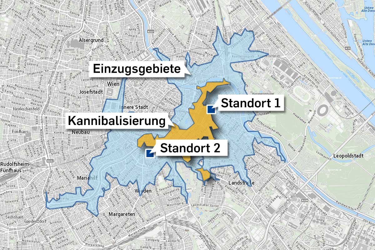 Wie nahe ist zu nahe? Wenn Standorte sich kannibalisieren