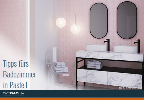 Pastelltöne – der neue Trend im Bad