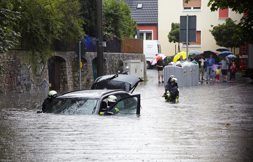 Wenn das Auto nasse Füße kriegt