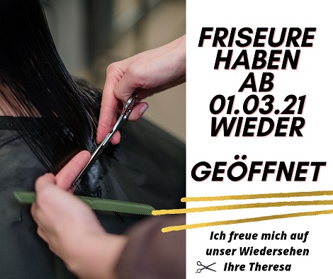 März 2021:  Friseursalons in Bayern dürfen wieder öffnen