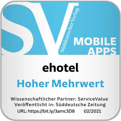 Offiziell bestätigt: Die App von ehotel® hat hohen Mehrwert