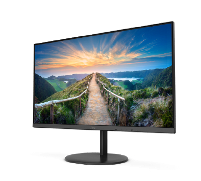 AOC präsentiert die neue Monitor-Serie V4 mit schlankem Design, IPS-Panel und hoher Auflösung