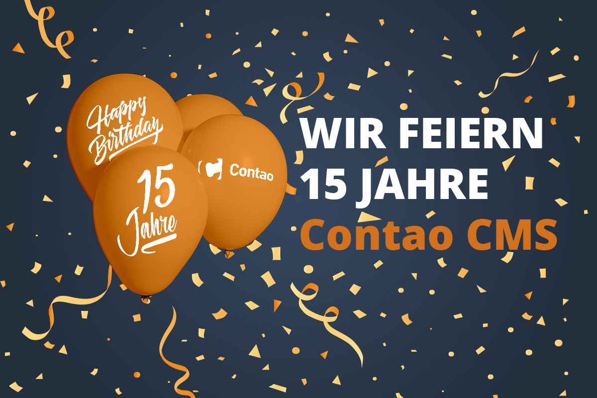Contao Open Source CMS wird 15 Jahre