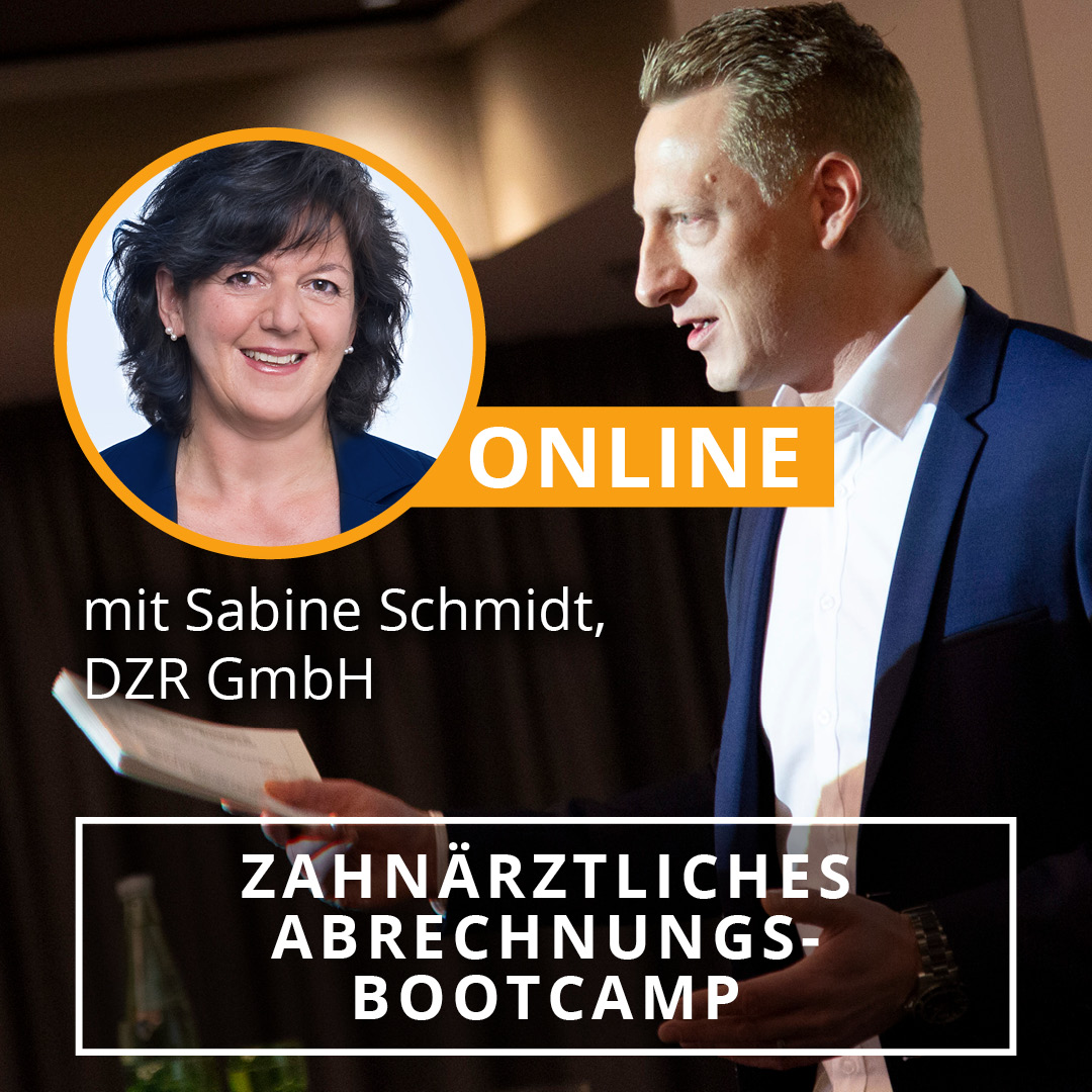 Online Zahnärztliches Abrechnungs-Bootcamp am 13. März 2021