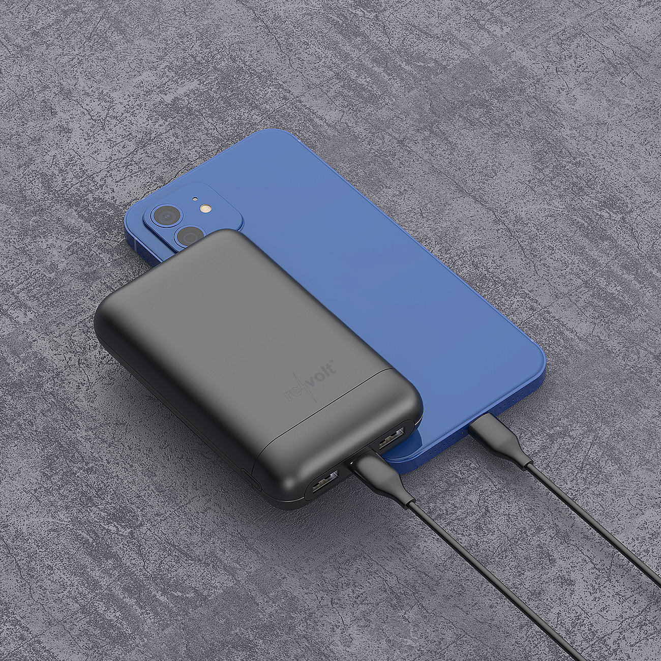 revolt USB-Powerbank PB-225.sc mit 20 Ah, Quick Charge