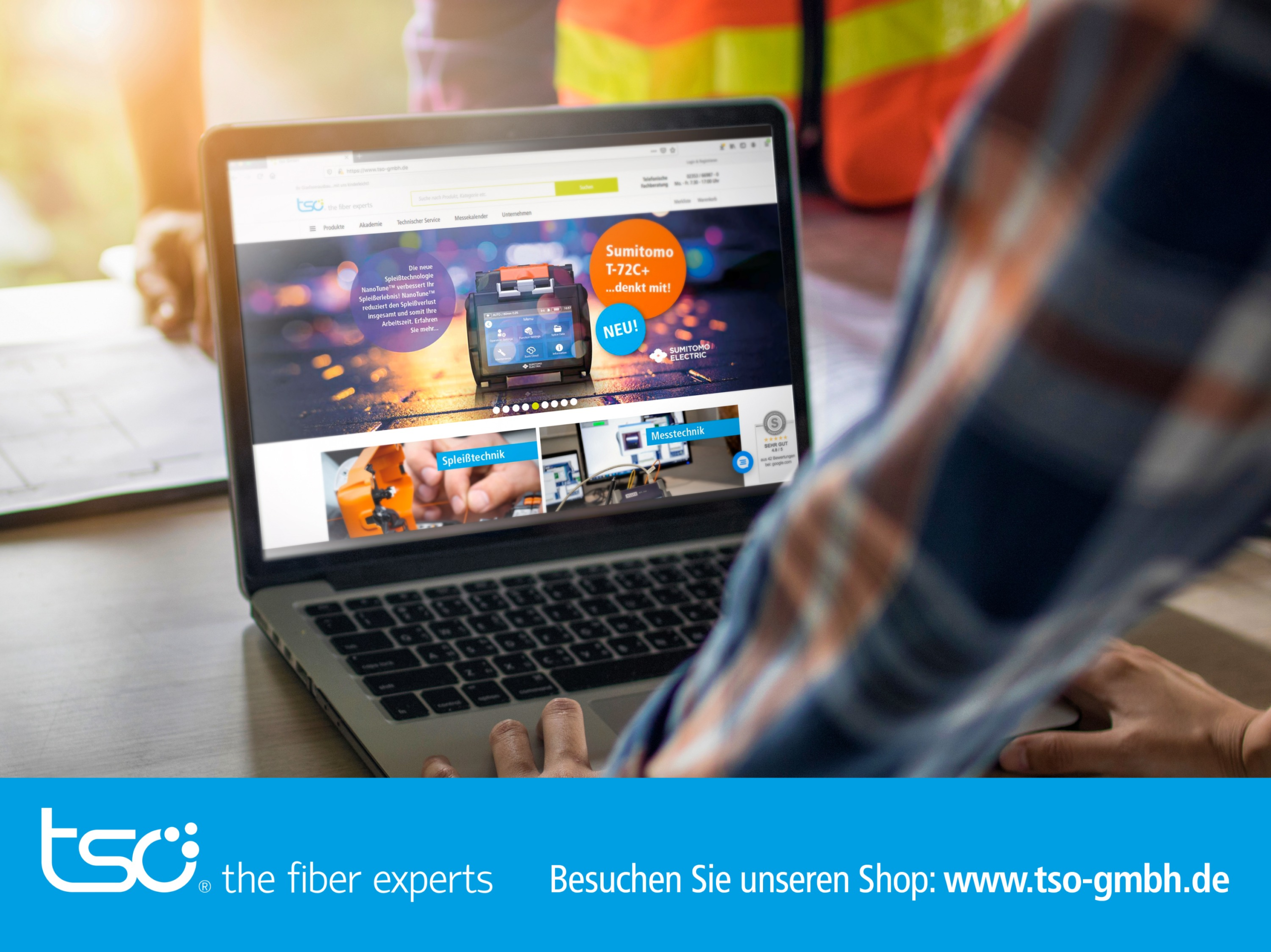 Relaunch der tso-Homepage: Vom „fiber expert“ für „fiber experts“