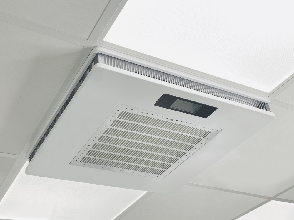 UVC-Deckengerät 62 x 62cm von euroLighting beseitigt 99,9% Viren