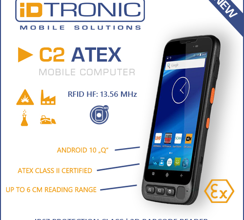 Mobile Computer C2 ATEX ab sofort mit Android 10 verfügbar